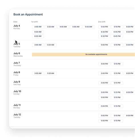 rtu appointment schedule|Terminal Appointment Booking System .